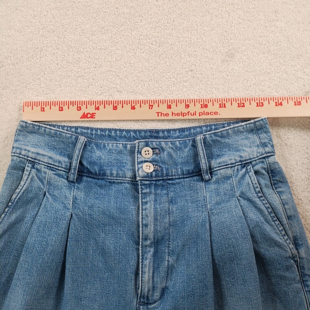 Madewell Pleated Wide-Leg Jeans Women's Size 2 Kinnon Wash Baggy Ankle Crop EUC - Picture 7 of 16